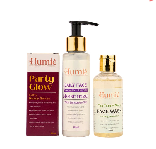 Humie Instant Party Glow Combo – The Ultimate Radiance Ritual
