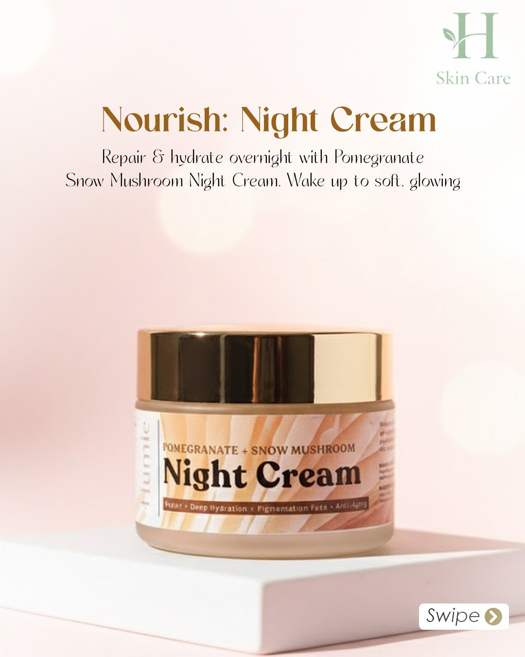 Humie Pomegranate + Snow Mushroom Night Cream (50g)