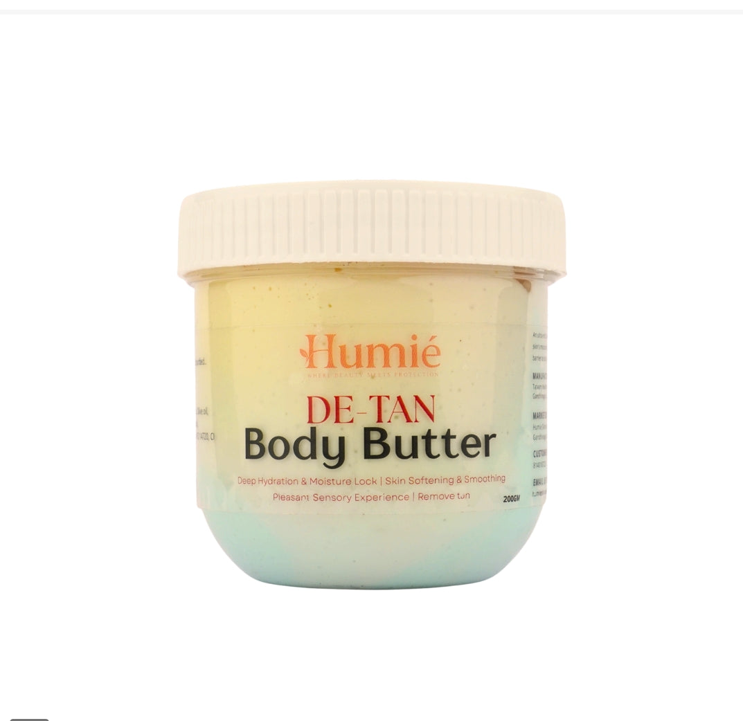 Humie De-Tan Body Butter – Deep Hydration & Tan Removal (200gm)