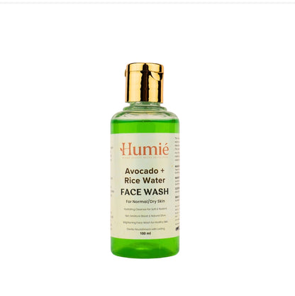Humie Avocado Rice Water Face Wash