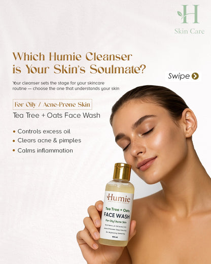 Humie Tea Tree Oats Face Wash