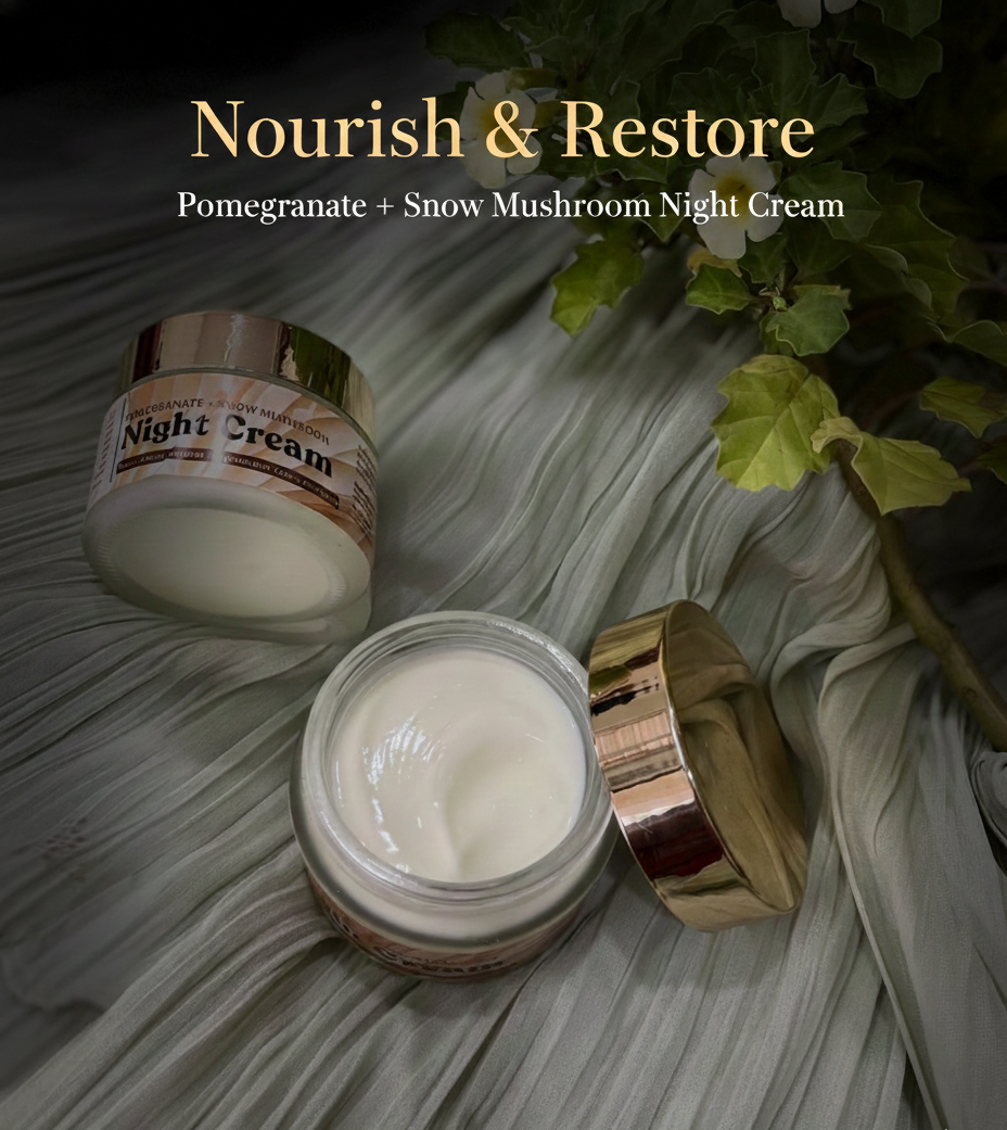 Humie Pomegranate + Snow Mushroom Night Cream (50g)