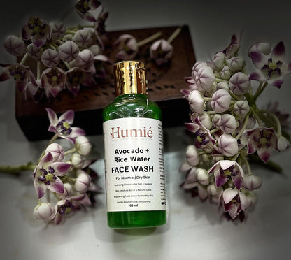 Humie Avocado Rice Water Face Wash